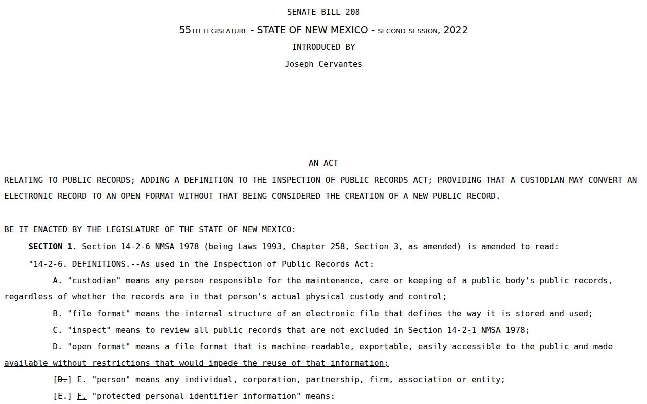 Curry County civil court docket New Mexico public-record request law materials