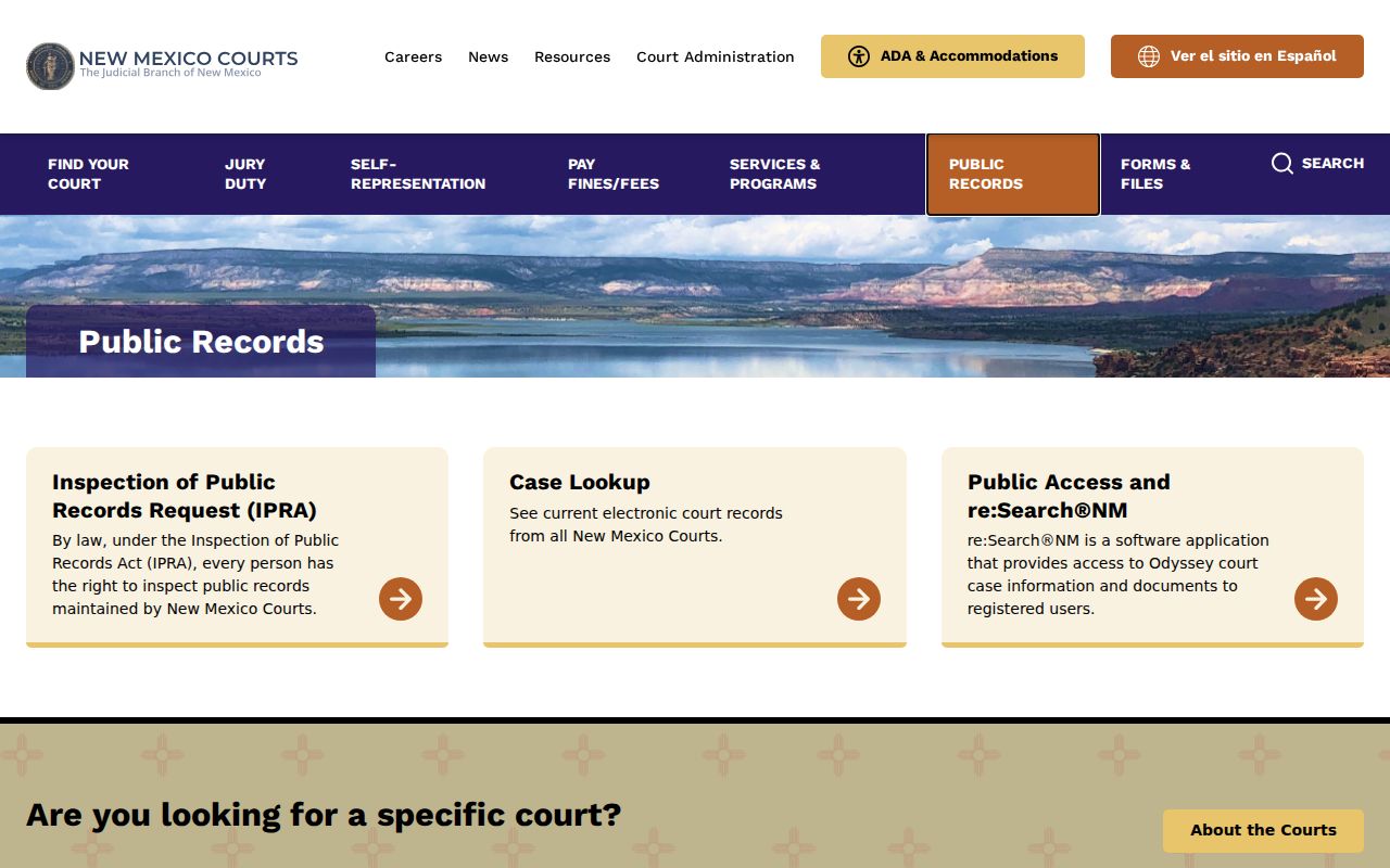 Curry County court records statewide public records guidance
